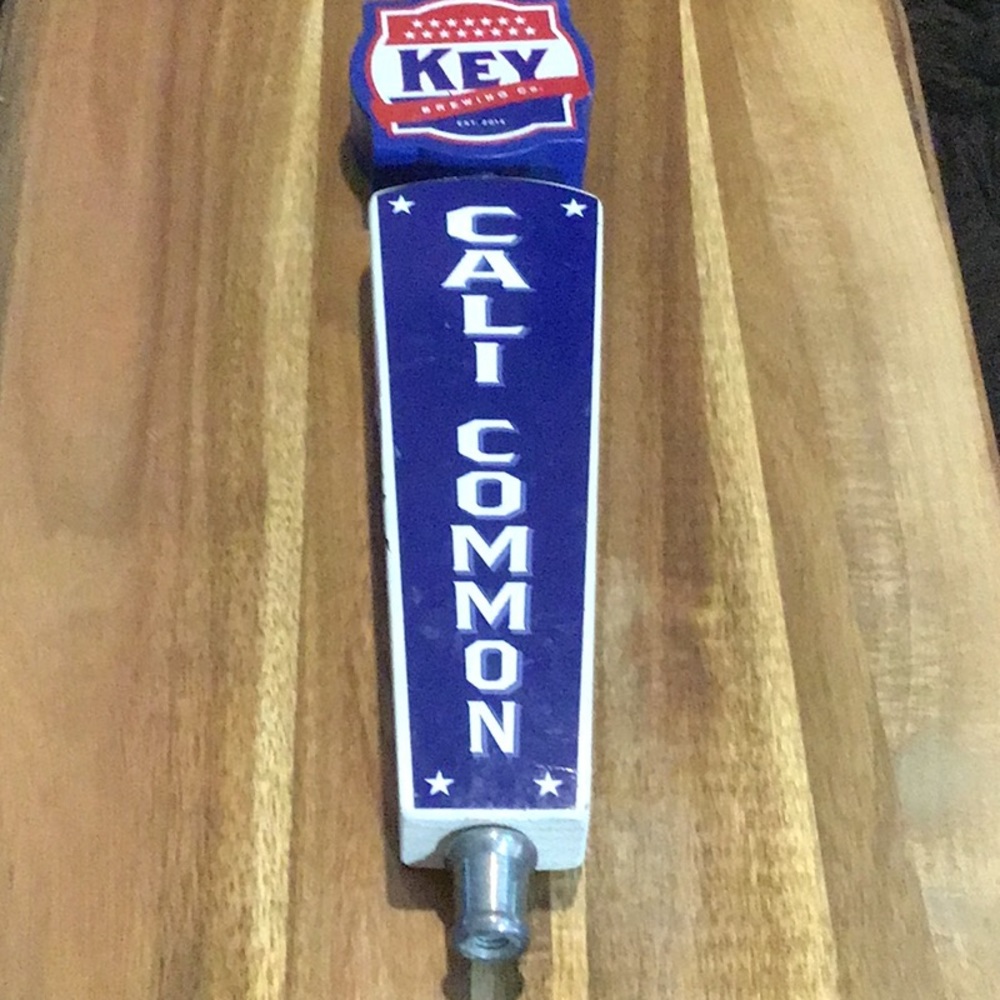 🍻 Key Brewing Co. Cali Common Pub Style Beer Tap Handle, 13”